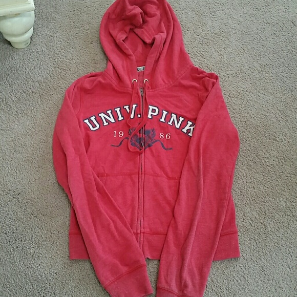 Vs pink red full zip