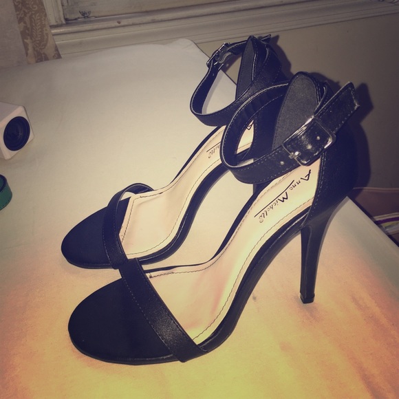 Open toe heels,