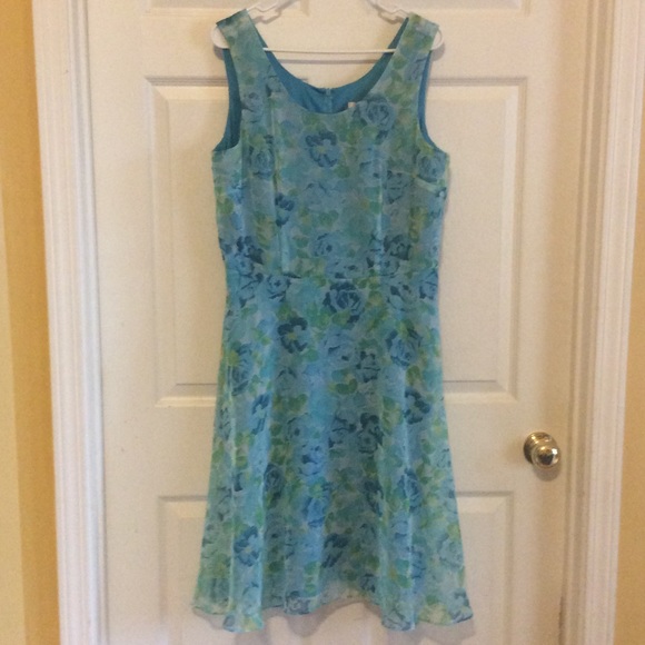 Beautiful fully lined chiffon dress