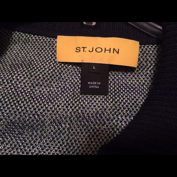 St.John Knit Zipper Jacket - Picture 4 of 4