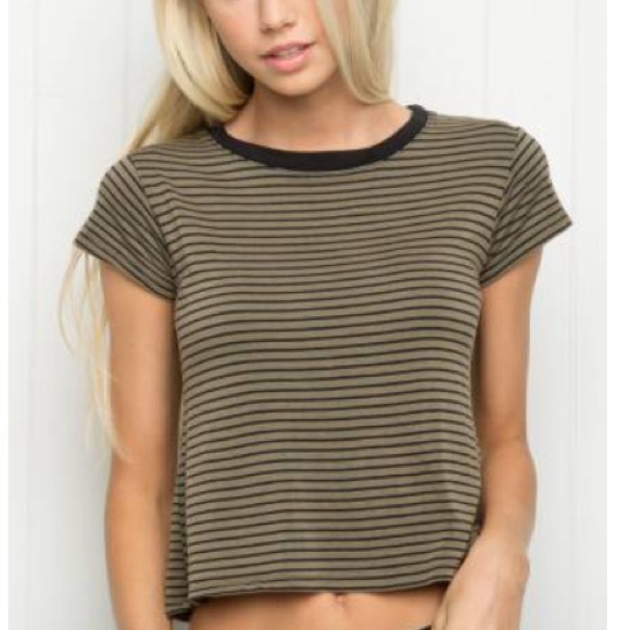Brandy Melville Striped Shirt - Picture 2 of 4