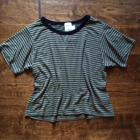 Brandy Melville Striped Shirt - Picture 3 of 4