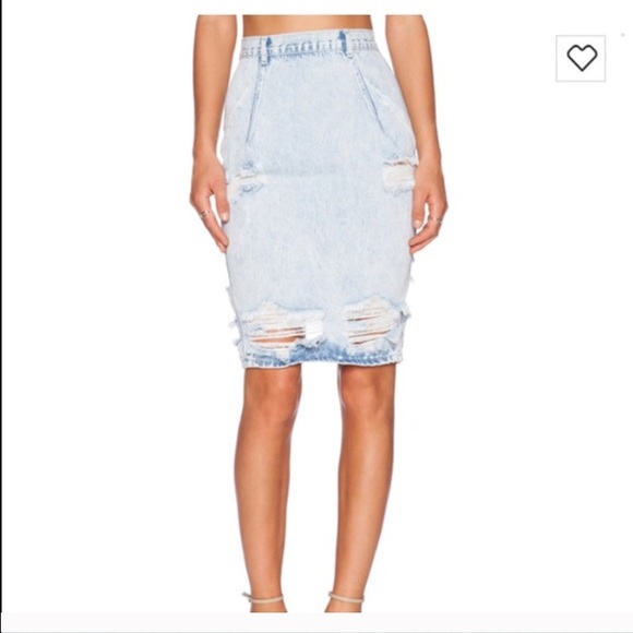 One teaspoon denim skirt