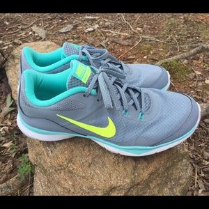 Nike Flex TR5 8.5 Gray/Teal/Yellow