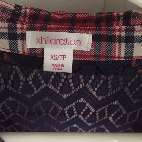 Plaid button up - Picture 3 of 3