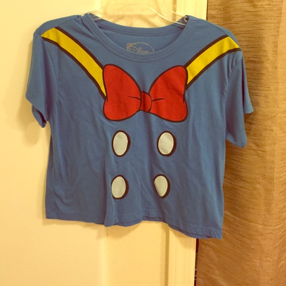 Forever 21 Donald Duck Crop Top