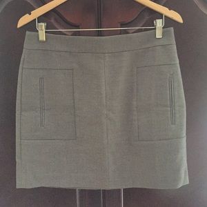 Anne Taylor LOFT gray pencil skirt