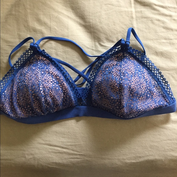 VS blue/tan bralett