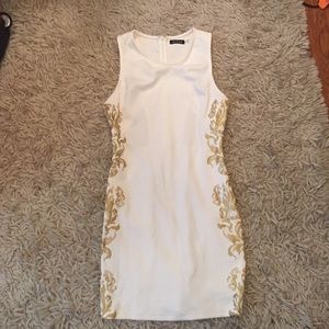White mini dress