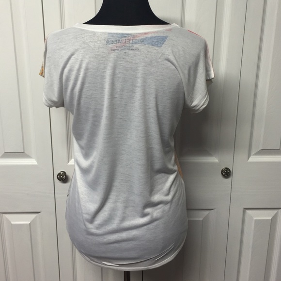 💥SALE💥 🆕 British Print Hi-Low Tee - Picture 3 of 3