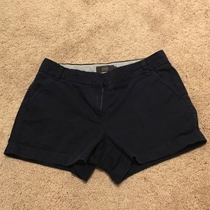 Navy Blue J Crew Chino Short 4" Great Conditon