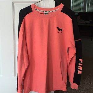 PINK Victoria's Secret Varsity Crew Shirt