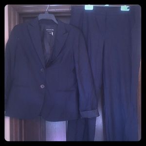 Navy business suit