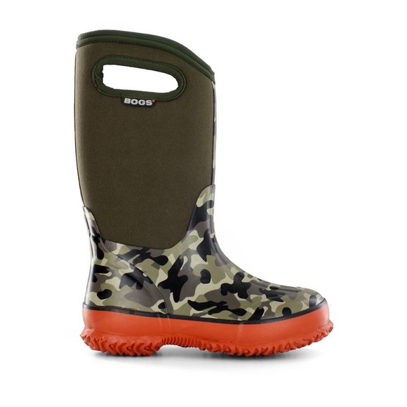 Kids Camo Bog Boots