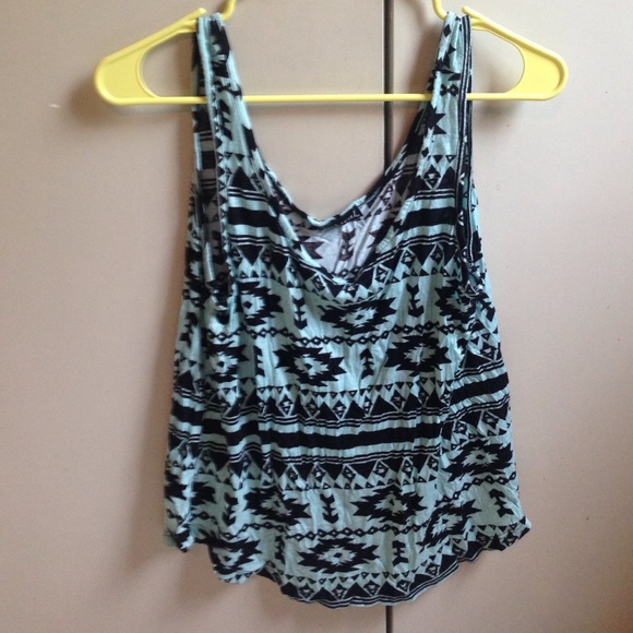 Tribal print crop top - Picture 1 of 1