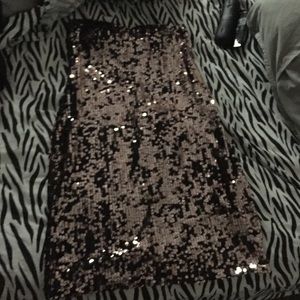 sequin dress (color: champagne)