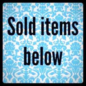 Everything Below Here is Sold!