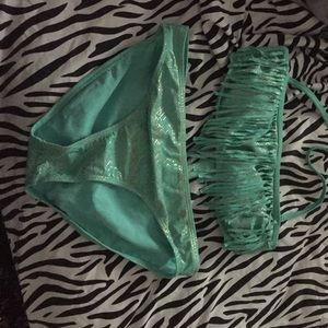 Turquoise bikini