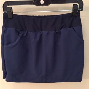 Mondetta Navy Tennis skirt. 15 inches long.