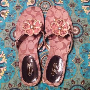 Coach Flip Flips - Classic C's