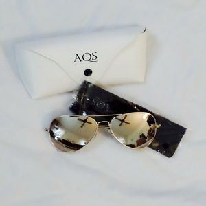 AQS SWISS aviator glasses