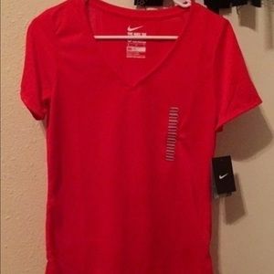 Red Nike dri-fit