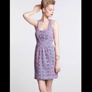 Purple Tracy Reese dress from Anthropologie