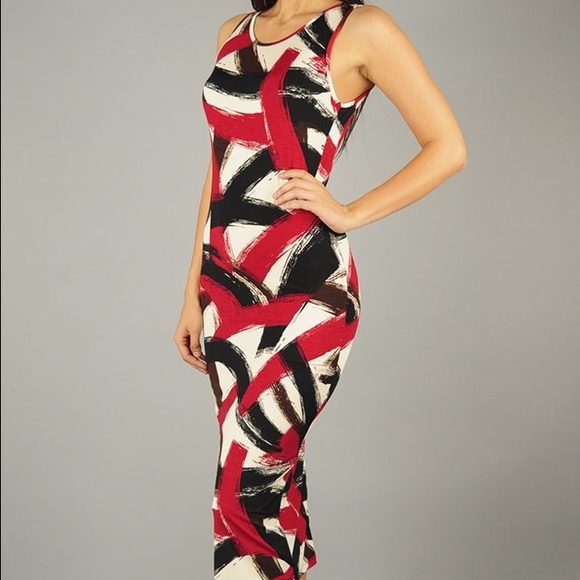 Sleeveless knit pencil bodycon dress