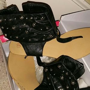 Black studded Sandals