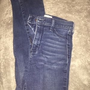 Abercrombie high rise skinny jeans