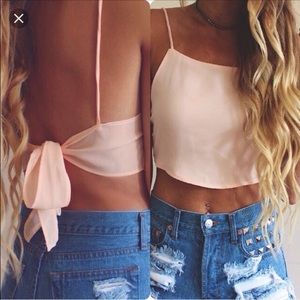 Two tie back berit crop tops💕 🔴BUNDLE🔴