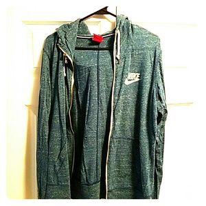 Nike zip hoodie with pockets