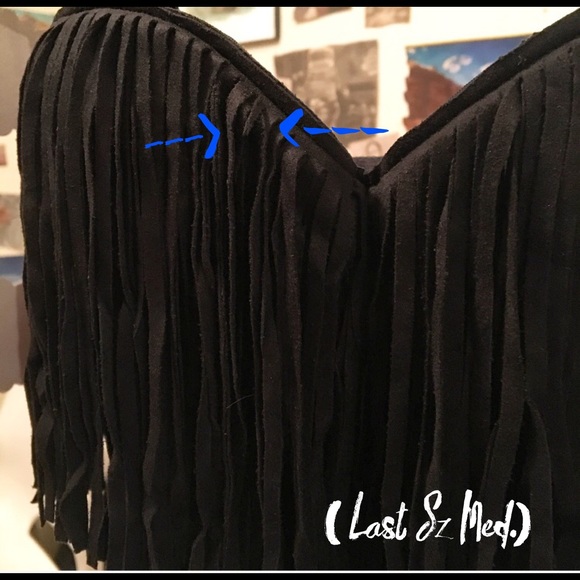 LAST CHANCE* Bohemian Fringe Bustier Top - Picture 4 of 8