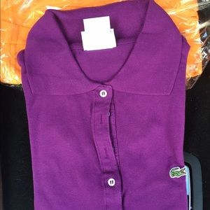 Purple Lacoste Polo