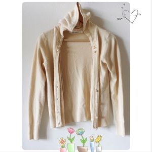 🔴SALE✂️$28🎈Soft Yellow Cardigan hoodie