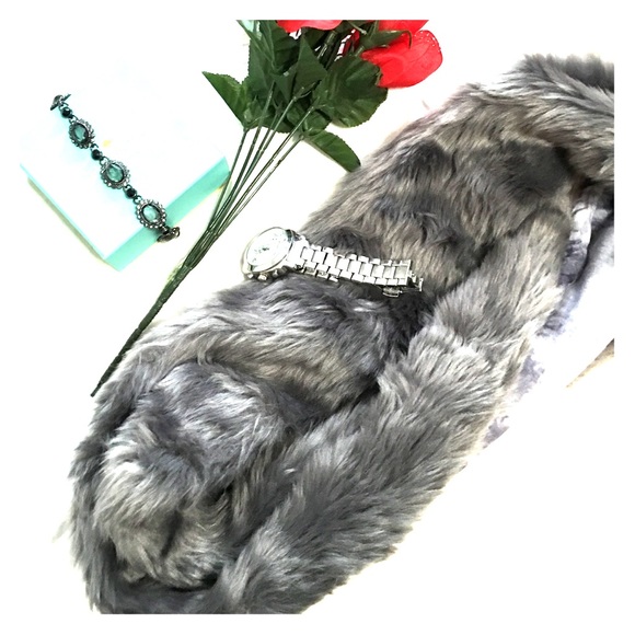 bp Accessories - Fur infinity scarf never used