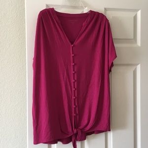 Casual purple blouse