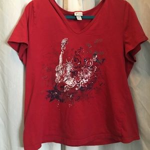 Red Liberty shirt