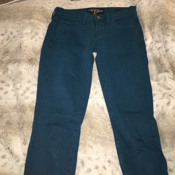 Turquoise Lucky Brand Denim
