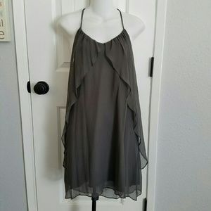 Gray cocktail dress