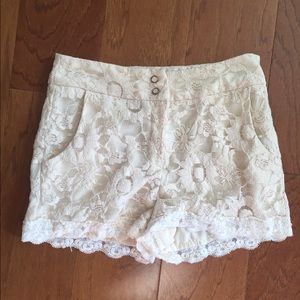 Lace shorts
