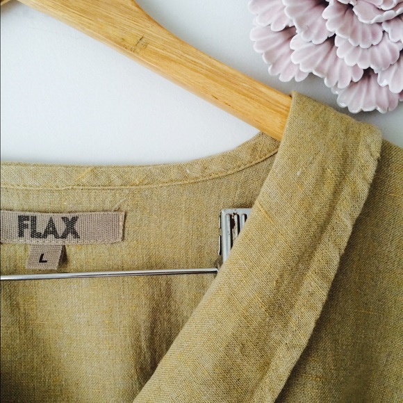 🆕 FLAX linen blouse.