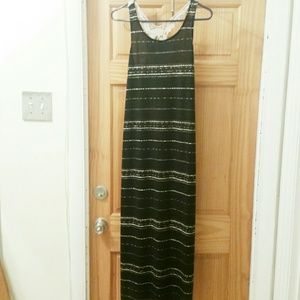 Black & White Maxi Dress