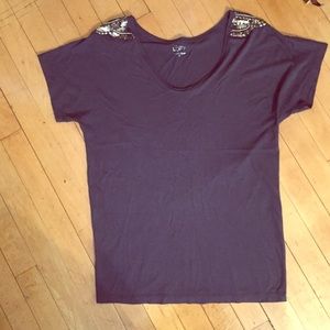Small navy Ann Taylor Loft shirt