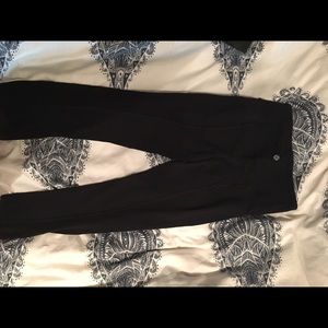 black lululemon full length leggings