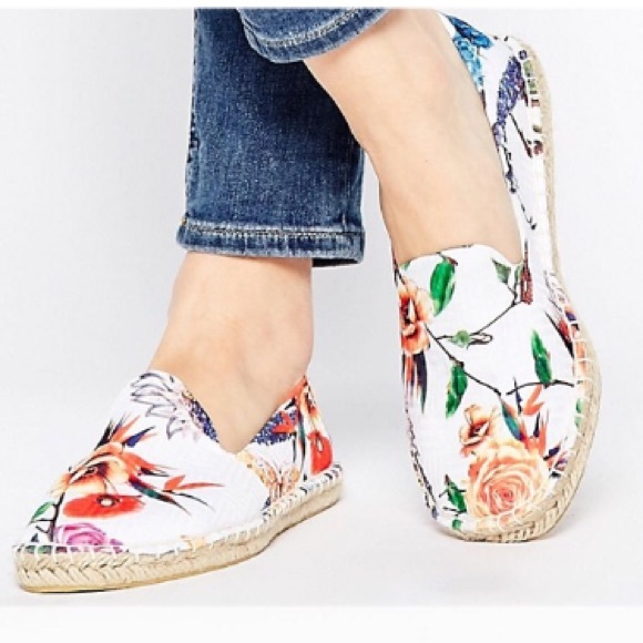 Floral espadrilles