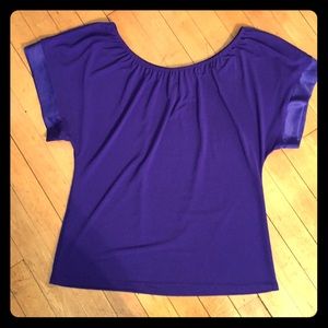 Small purple Express blouse