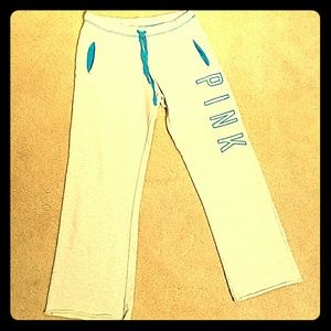 Pink boyfriend sweats