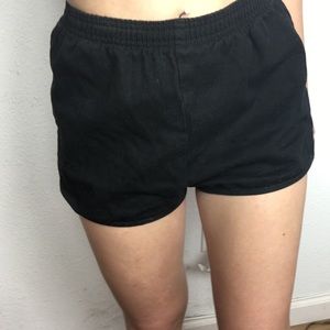 High Waisted Black Denim American Apparel