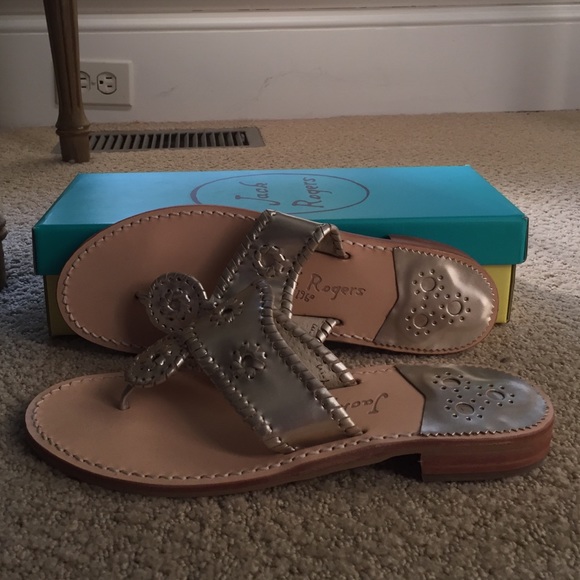 BNWB Platinum Jack Rogers